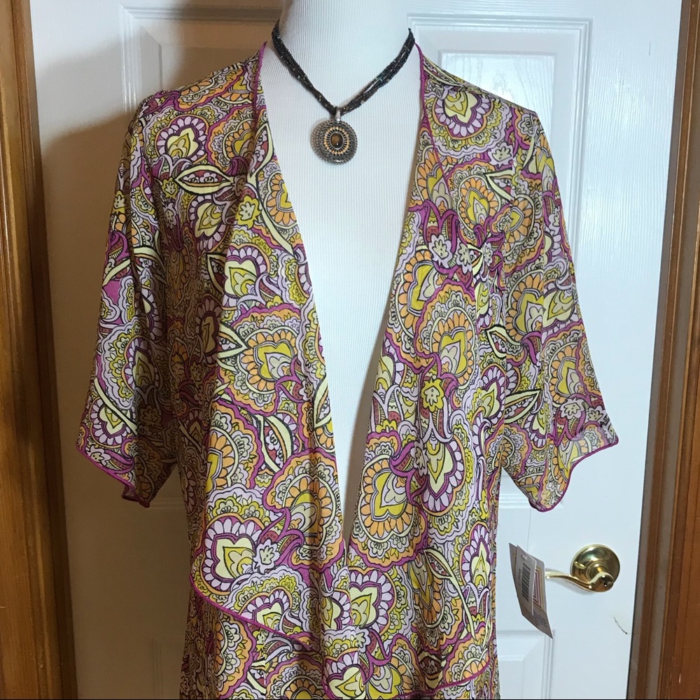 NWT Small LuLaRoe Shirley Kimono Paisley